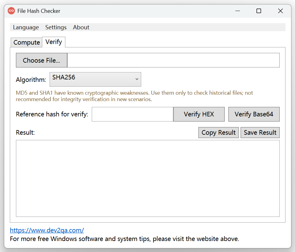 2. Verify File Hash