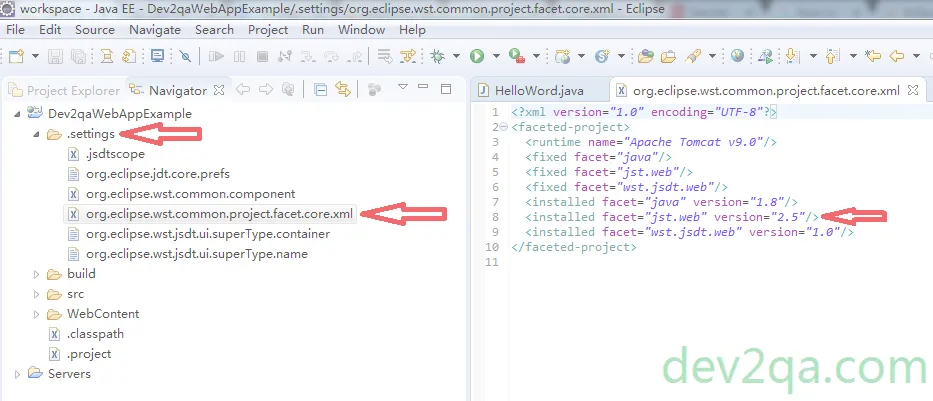 change-dynamic-web-module-version-in-org.eclipse.wst_.common.project.facet_.core_.xml-file