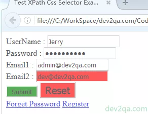 xpath-css-selector-example-page