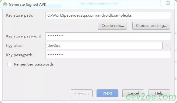 android-generate-signed-apk-dialog-filled-with-data