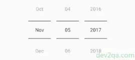datepicker-spinner-mode