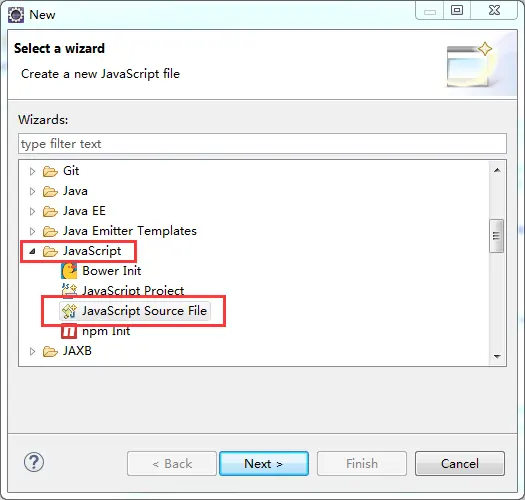 create-javascript-source-file-in-eclipse