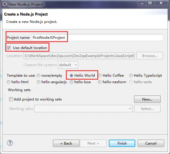 node-js-project-settings-in-eclipse