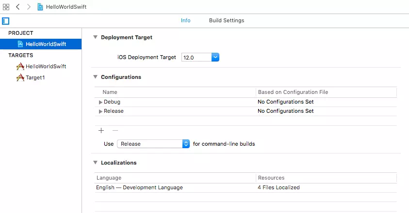 ios-xcode-project-information-panel