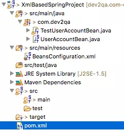 xml-based-spring-project-files-structure