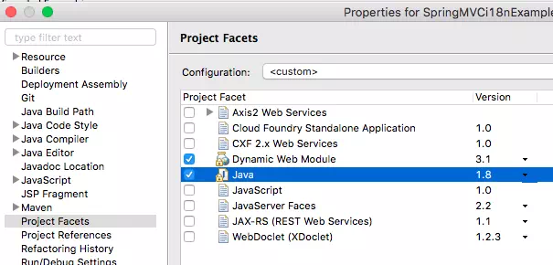 change-java-version-in-eclipse-project-facets