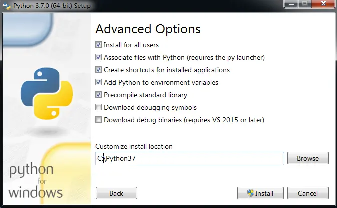 choose-python-3.7-installation-directory