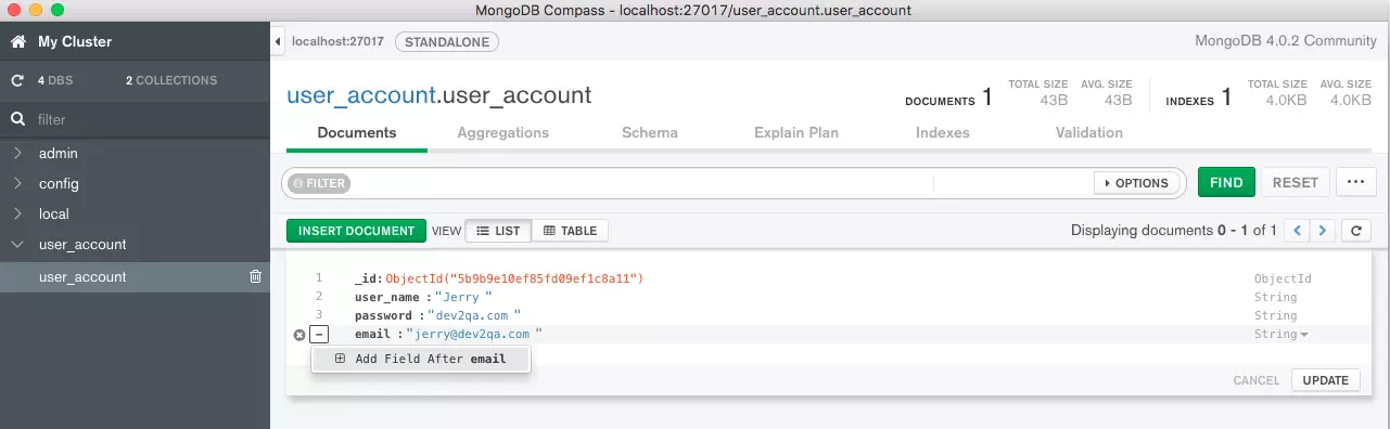 mongodb-add-field-in-document