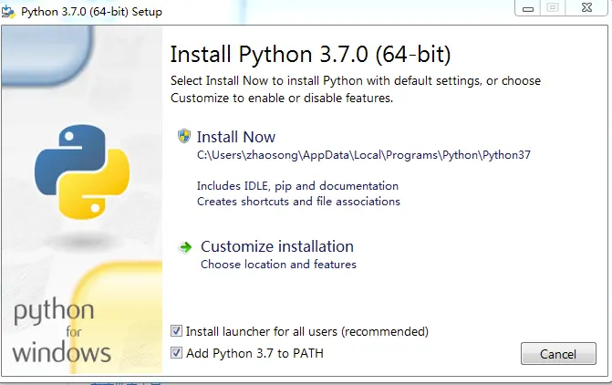 python-3.7-installation-wizard-select-install-method