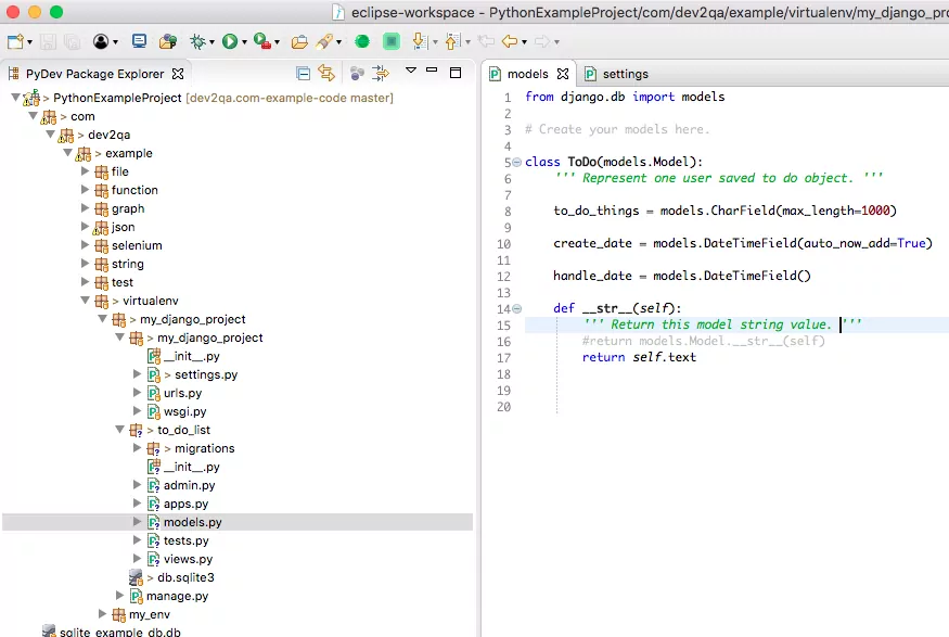 use-eclipse-pydev-to-edit-django-app-model-file