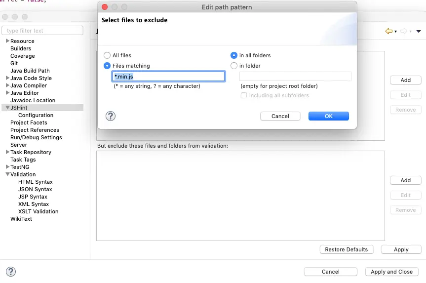 edit-eclipse-jshint-to-exclude-js-files-from-validation