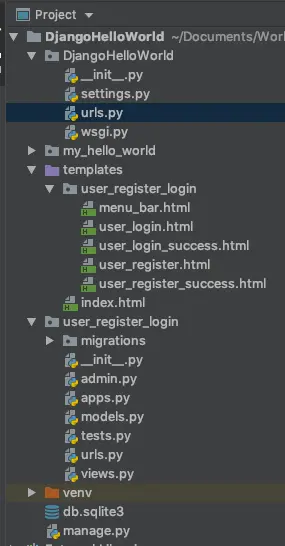 pycharm-django-user-register-and-login-example-source-files