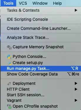 pycharm-tool-run-manage.py-task-menu-item