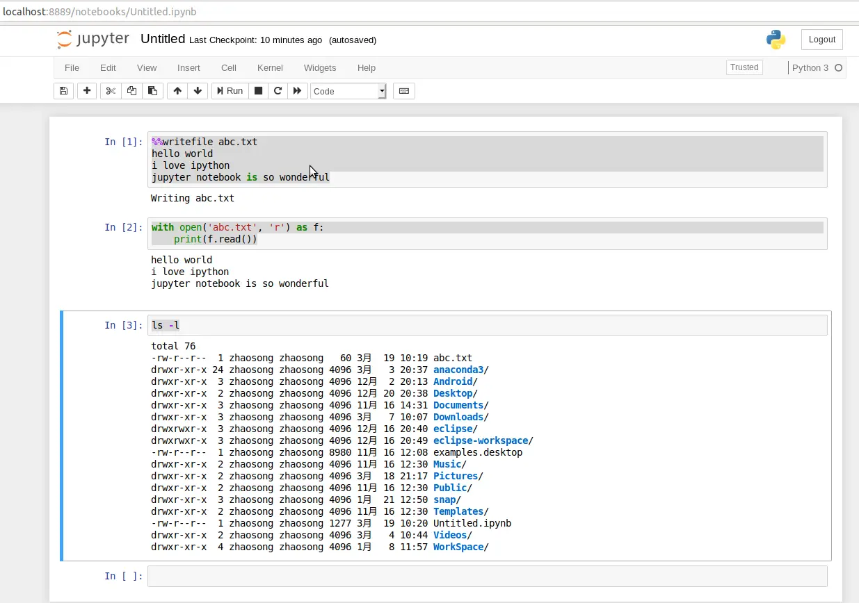 How To Write Text In Jupyter Notebook And IPython To File