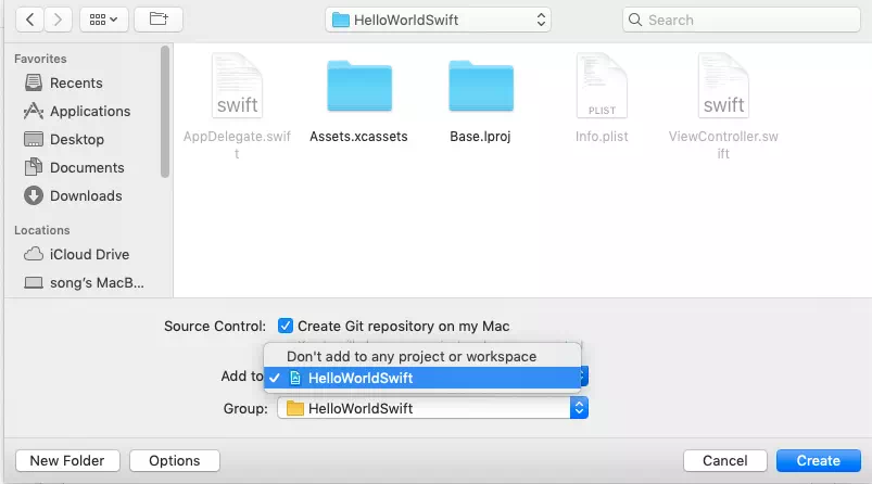 add-new-swift-project-to-exist-workspace