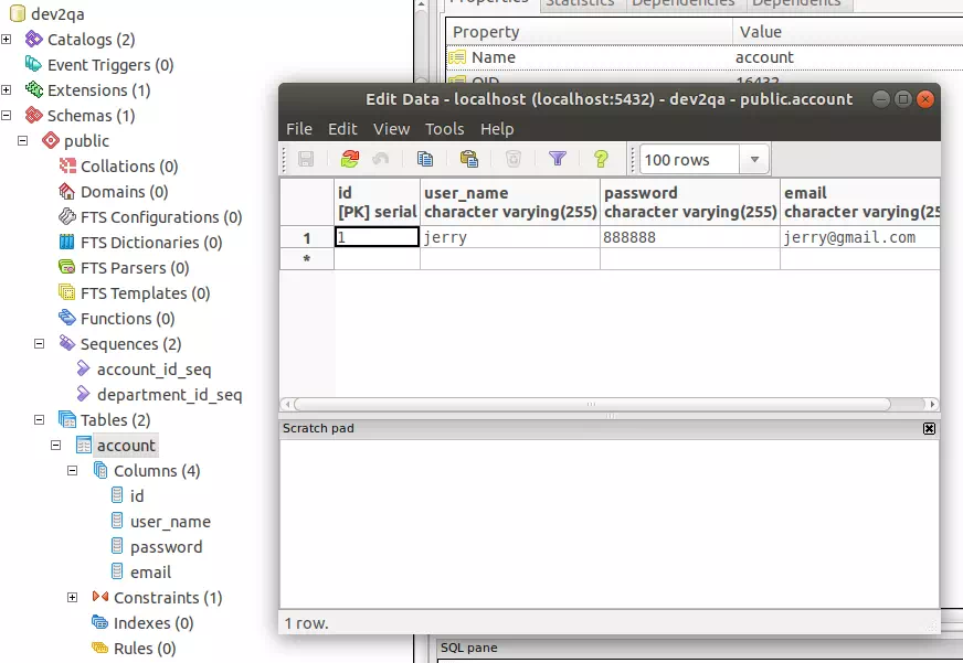 insert-one-row-in-postgresql-table