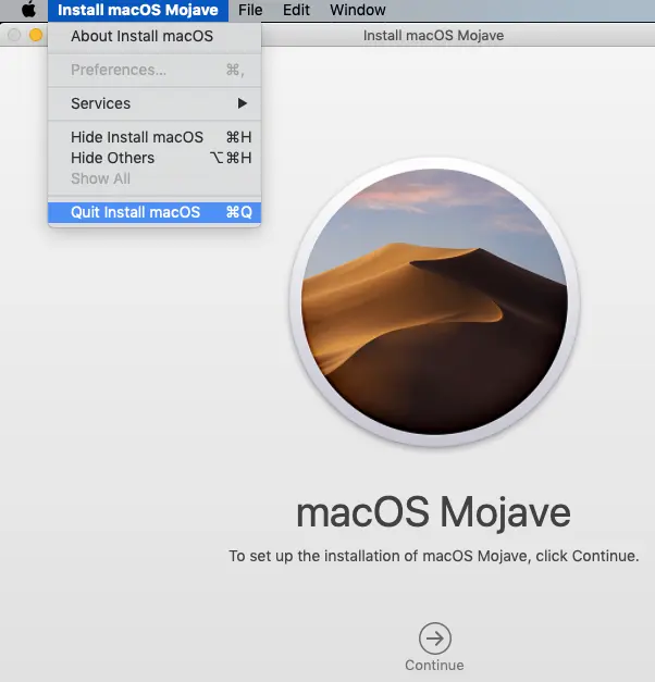 install-macos-mojave-quit-install-macos