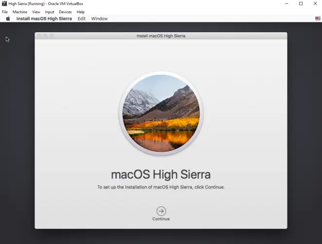 install-mac-os-high-sierra-welcome-popup-window-in-virtual-machine