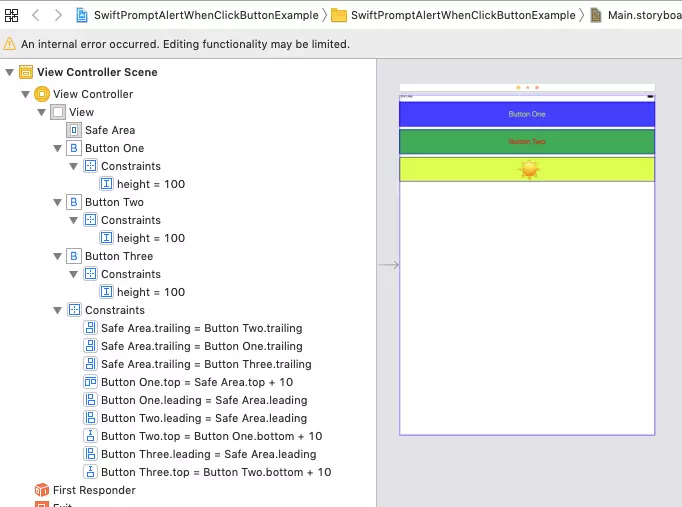 add-height-constraints-and-4-direction-space-constraints-to-three-buttons
