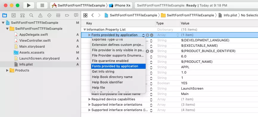 add-text-font-from-ttf-file-to-ios-xcode-project