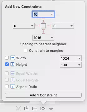 constraints-value-for-button-three