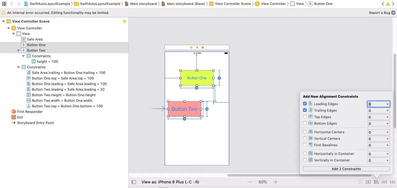 select-swift-buttons-and-align-them