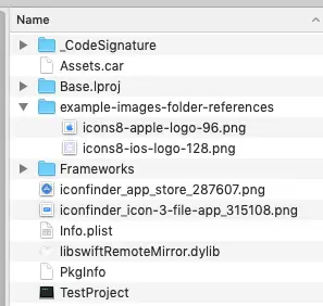 ios-app-package-contents-with-some-resource-files-has-been-added