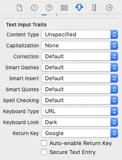 xcode-attributes-inspector-text-input-traits-keyboard-type