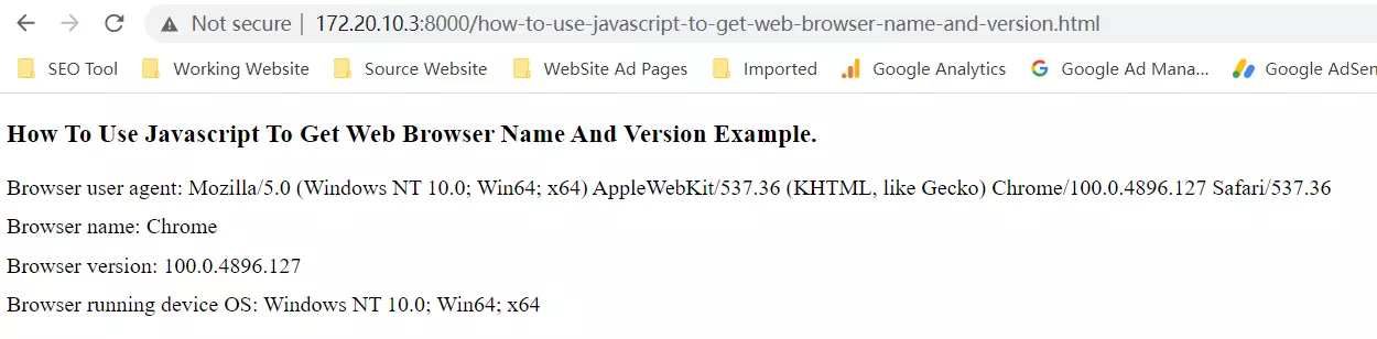 get-google-chrome-web-browser-user-agent-data-in-javascript