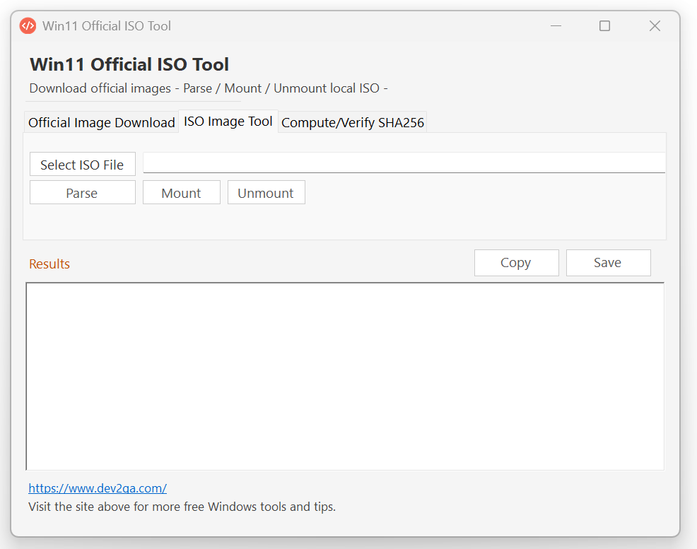 Win11OfficialISOTool_en_iso_image_tool