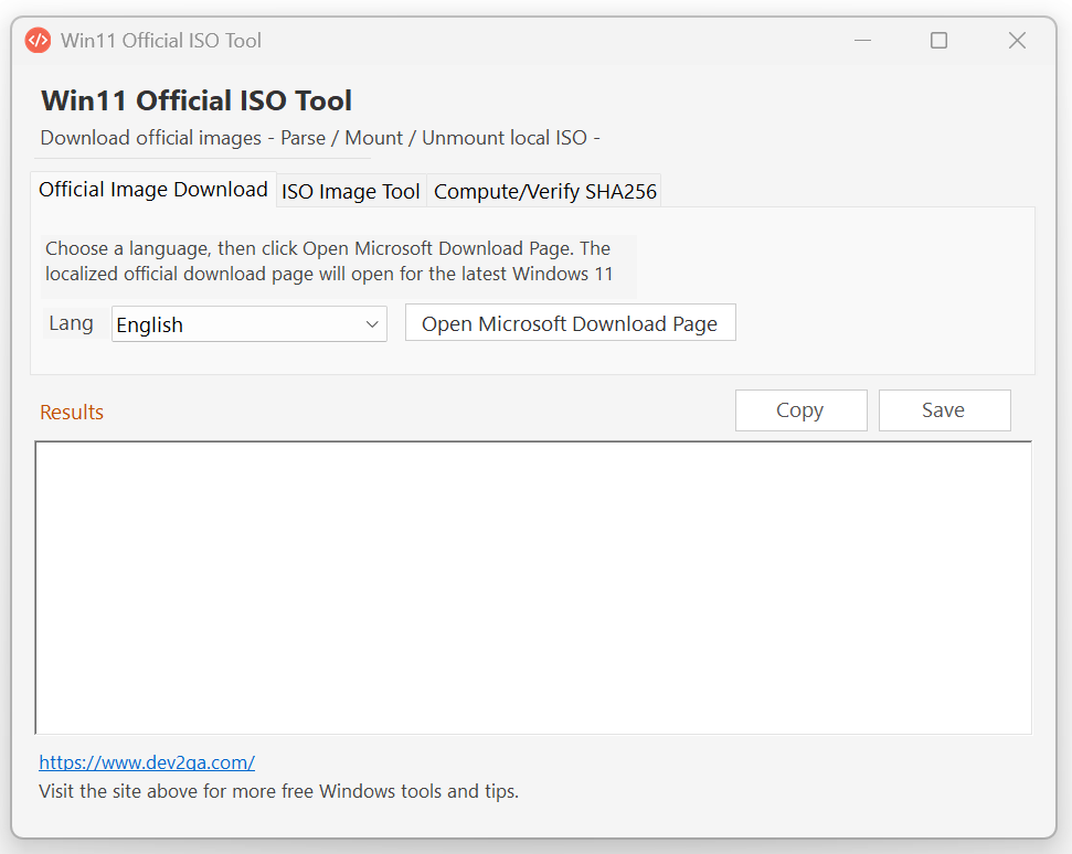Win11OfficialISOTool_en_official_image_download